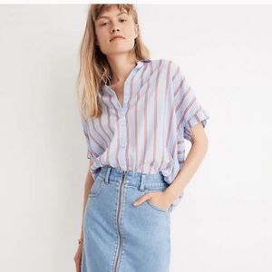 Madewell central stripe shirt